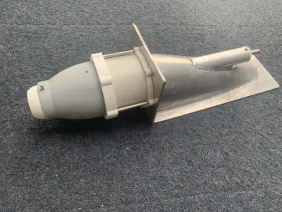 100mm jet unit no intake for free Free 3D model