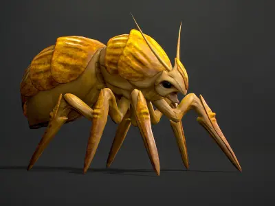 Beetles Fantasy1 Pack - Game Ready Low-poly 3D model