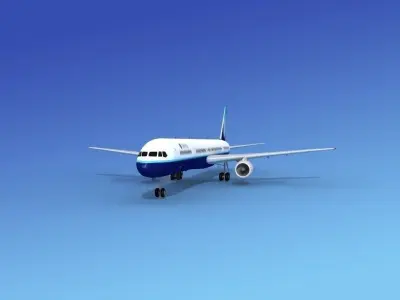 Boeing 757-300 United 1 3D model