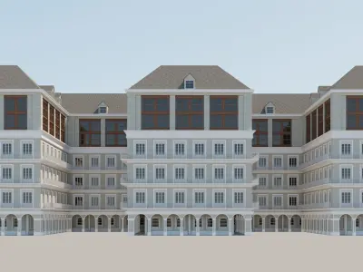 OLD BUILDING CURROS ENRRIQUEZ 3D model