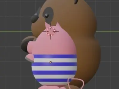 Winnie The Pooh and Piglet 3D model