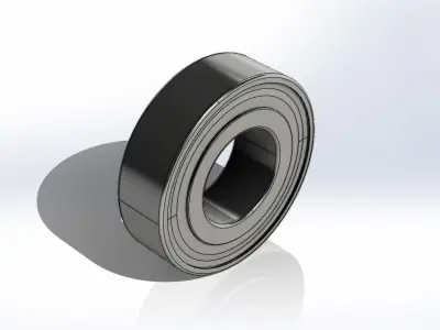 Rolamento de Esferas SKF W 6004 2RS1 Deep Groove Ball Bearing 3D model