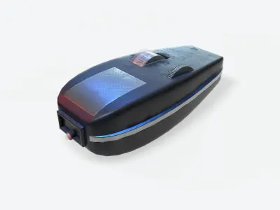 Phaser Gun Type 1 Classic Low-poly 3D model