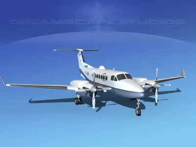 Beechcraft MC-12W Liberty V01 3D model