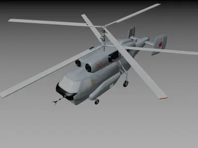 Kamov - Ka-31 - THE AWACS HELICOPTER - 3D model