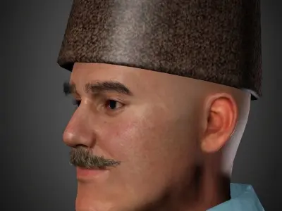 Efsane Komutan Kazim Karabekir 3D model