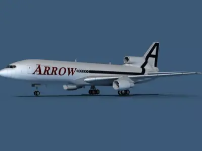 Lockheed L-1011-50 Arrow 3D model