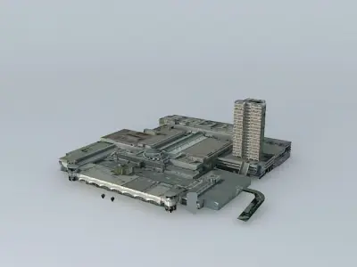 Churchill Square Shopping Centre Free 3D model