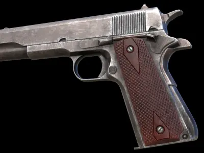 Colt 1911 M1911 Game Ready Low-poly 3D model