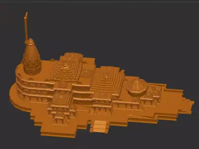 Ram Mandir 3D print model