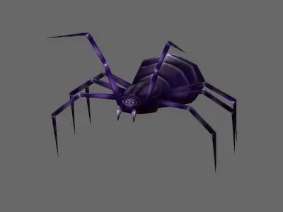 Animated Spiders Pack Free low-poly 3D model