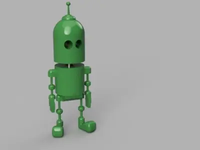 matt dixon style robot 3D model