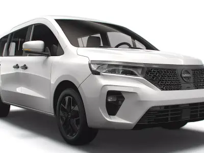 Nissan Townstar EV LWB Tourer 2023 3D model