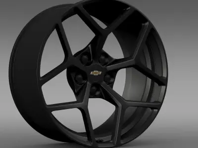 Chevrolet Camaro Z28 2014 rim 3D model