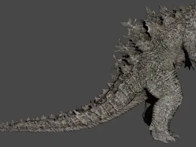 Godzilla Low-poly 3D model
