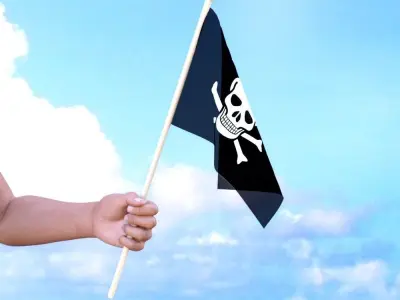 Flags Galore 3D model