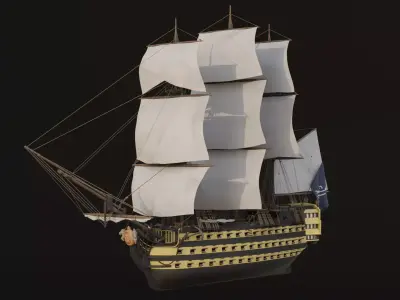 HMS Endeavour 3D model