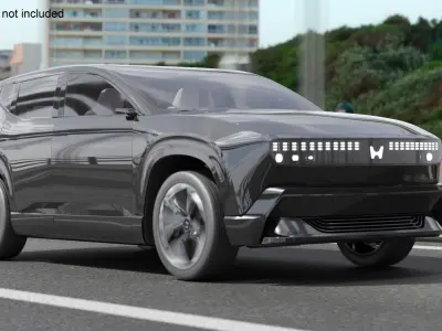 Honda 0-Series Premium Concept SUV Black 3D model
