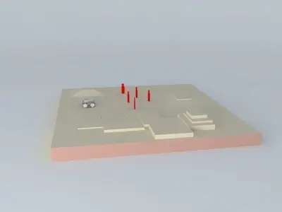 sketchyphysics tin tank3 Free 3D model