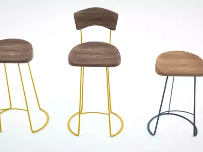 Bar Chair Free 3D model