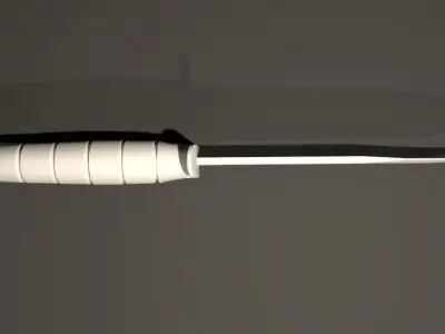 USMC KA-BAR Knife  Low-poly 3D model