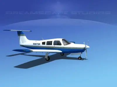 Piper PA-28R-201 Arrow III V16 3D model
