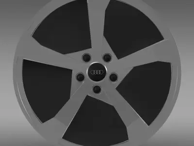 Audi R8 e tron 2013 rim 3D model