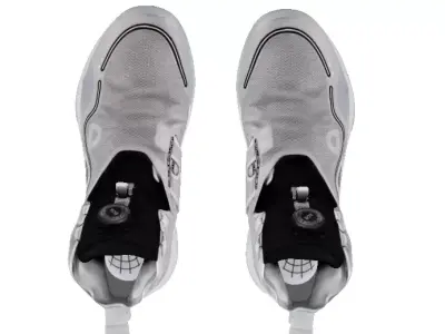 cyberpunk techwear sneaker trainer scifi future sneaker 45 Low-poly 3D model