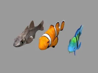 FishRig All Low-poly 3D model