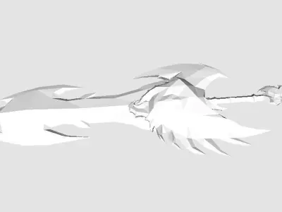 Royal Sword Low-poly 3D model