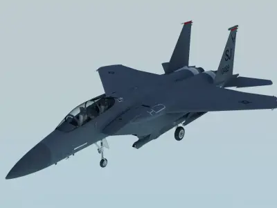 McDonnell Douglas F-15 Eagle Fighter Aircraft 3D model