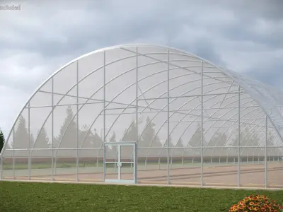 Agricultural Greenhouse Tent Frame 3D model
