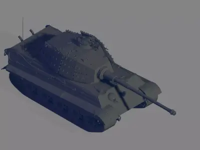 Tiger II H Sla 16 3D model