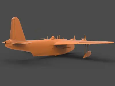 Short Sunderland 3D print model