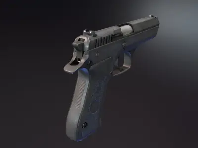 Jericho 941F Low-poly 3D model