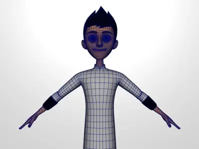 3D Stylized Character Model 3D model