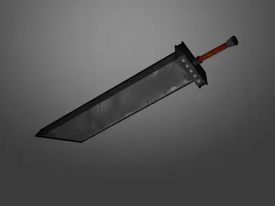 Stylized Painterly Long Sword Pack Low-poly 3D model