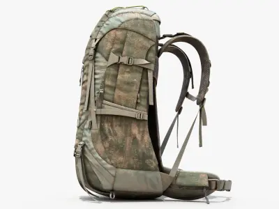 Backpack 2 Dirt 8K PBR Textures 3D model