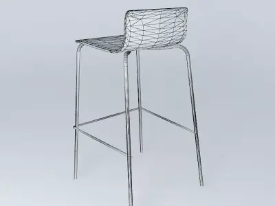 Bar stool Free 3D model 3
