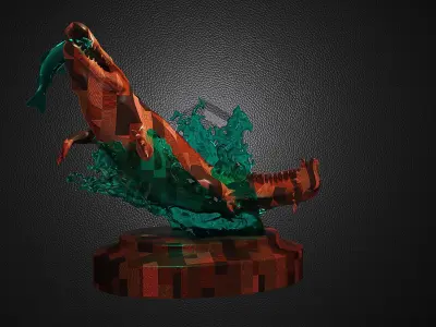 Epoxy Resin Sculptures - Large Bundle 3D model