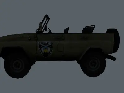 Military vehicle 3D model