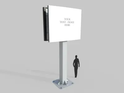 Billboard M5 Low-poly 3D model