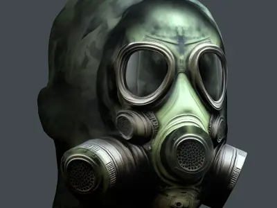 Helmet 3d model military combat Military Low-poly Low-poly 3D model