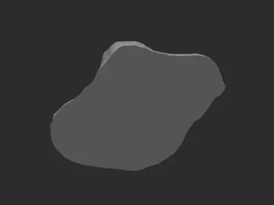 Ammonite Mineral Fossile - Realistic Printable and Keychain 3D print model