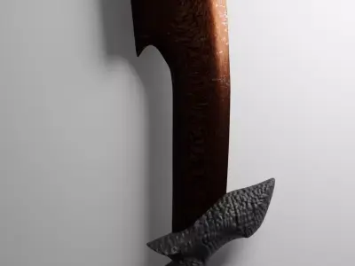 Viking Sword Low-poly 3D model