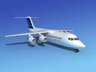 BAe 146-300 Ansett Australia 3D model