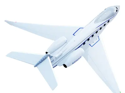 Aircraft  G500 3D model