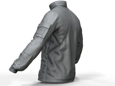 PCU Level 5 Softshell Jacket - High Poly  3D model