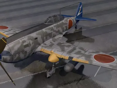 Nakajima Ki-87-1 3D model