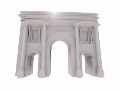 Arcade arches and columns - arches and columns - arches 3D model